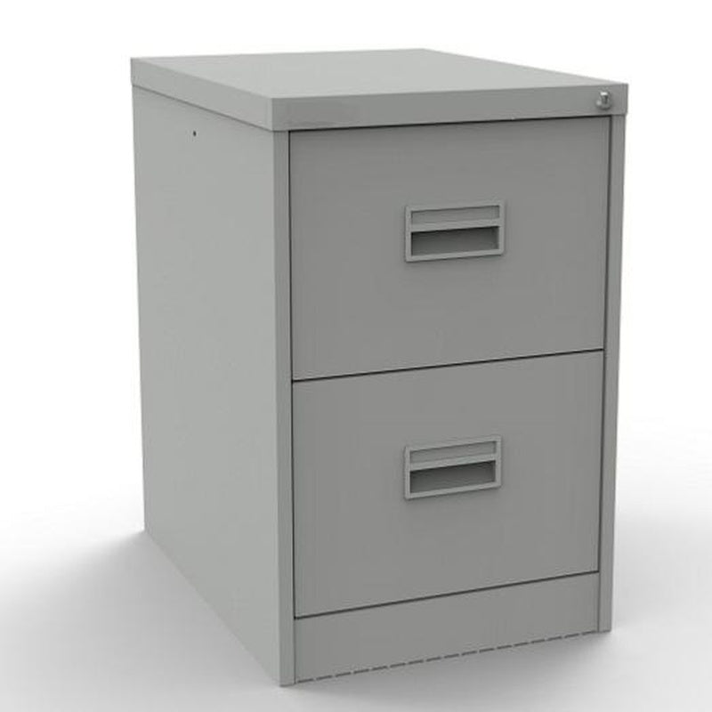 A4 2 Drawer Steel Filing Cabinet Light Grey Trade Pack of Twenty