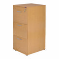 A4 3 Drawer Steel Filing Cabinet Oak Effect Trade Pack of Ten