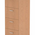 A4 4 Drawer Steel Filing Cabinet Oak Effect Trade Pack of Ten