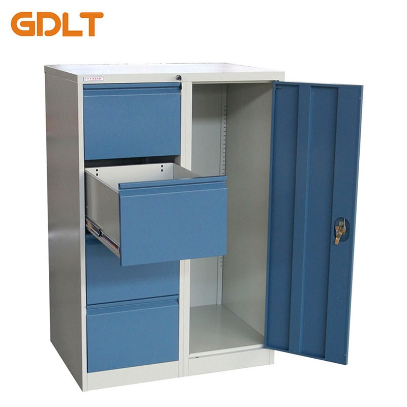 Combination Cupboard with Filing Drawers