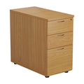 Fixed 3 Drawer Under Desk Pedestal Oak Effect Trade Pack of Ten