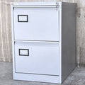 Foolscap 2 Drawer Steel Filing Cabinet Light Grey Trade Pack of Ten