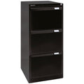 Foolscap 3 Drawer Steel Filing Cabinet Black Trade Pack of Ten