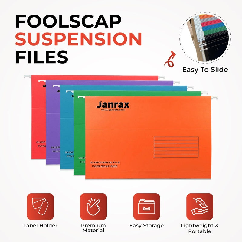 Foolscap Suspension Files Pack