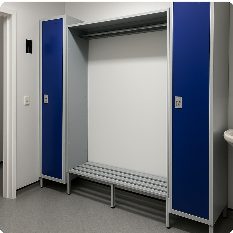 Garment Locker with Rail