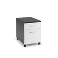 Mobile 2 Drawer Under Desk Pedestal Graphite