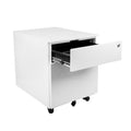 Mobile 2 Drawer Under Desk Pedestal White