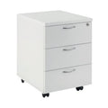Mobile 3 Drawer Under Desk Pedestal White Trade Pack of Twenty