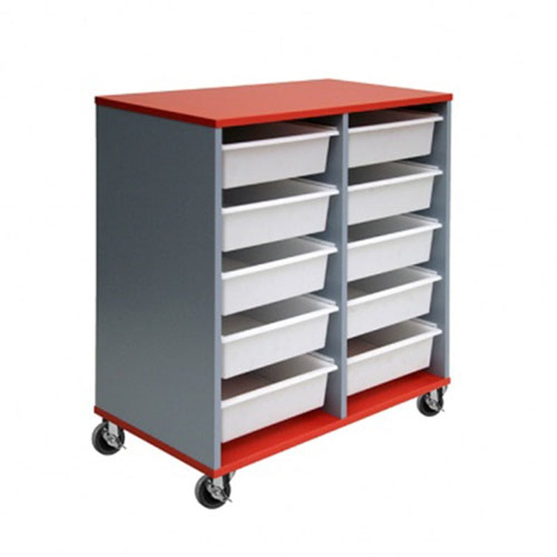 Mobile Shelving Trolley Trade Pack of Ten