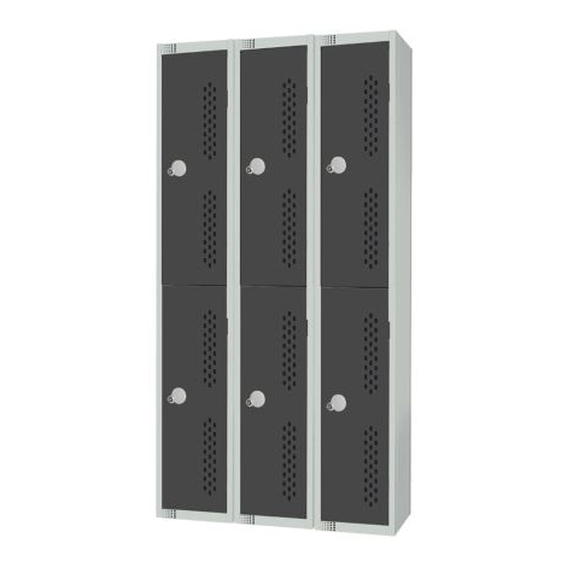 Nest of 3 2 Door Locker Units
