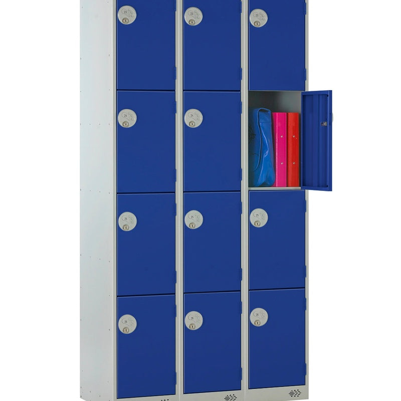 Nest of 3 4 Door Locker Units