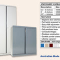 Stationery Cupboard 3 Shelf Trade Pack of Ten