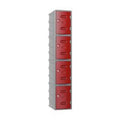 Wet Area Plastic Locker 4 Door Trade Pack of Ten